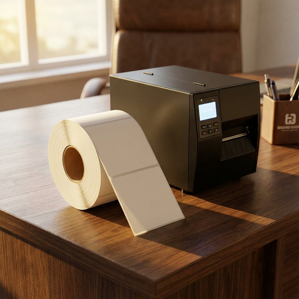 Thermal transfer labels for barcodes and operational labeling