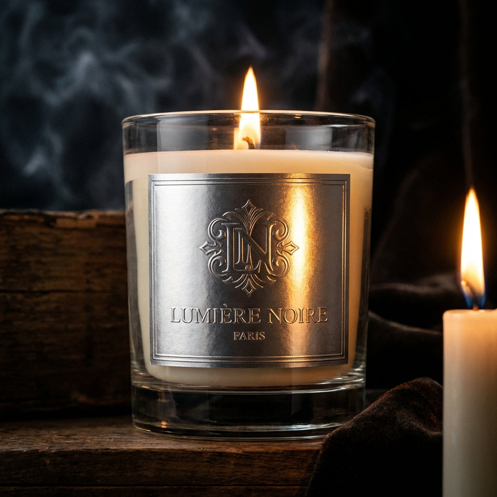 Silver metallic labels for premium packaging and luxury branding