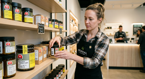 1000 custom labels waterproof gloss example