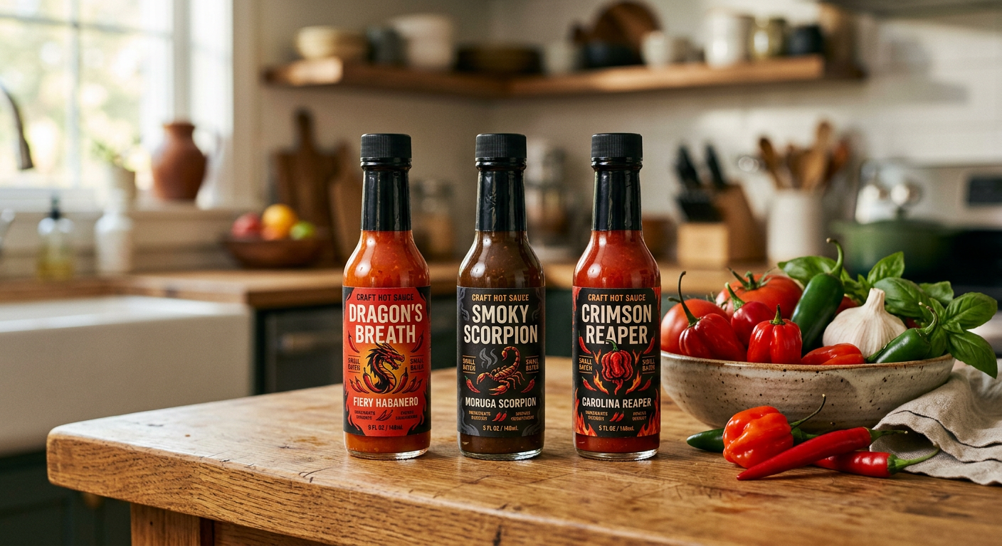 250 custom labels waterproof gloss example